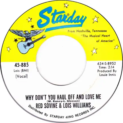 Red Sovine & Lois Williams - Castle Of Shame