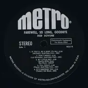 LP - Red Sovine - Farewell, So Long, Goodbye