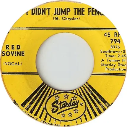 Red Sovine - I Didn't Jump The Fence