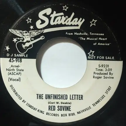 Red Sovine - the unfinished letter