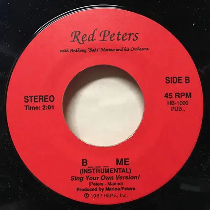 Red Peters - B_ _ _ Me