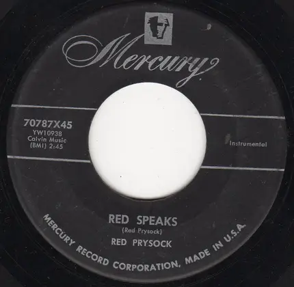 Red Prysock - Zip / Red Speaks