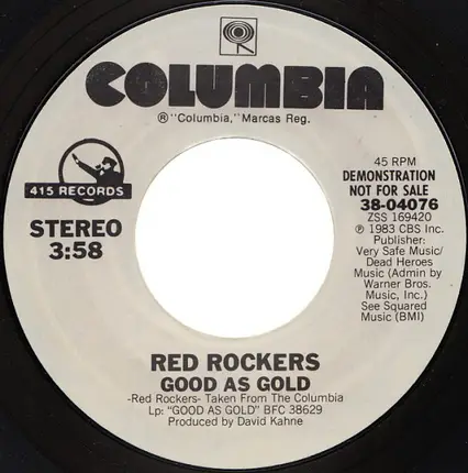 Red Rockers - Good as Gold