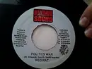 7inch Vinyl Single - Red Rat / Mad Andrew - Politics War / Tonight Alone