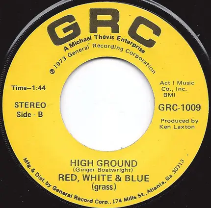 Red, White & Blue (Grass) - July, You're A Woman / High Ground