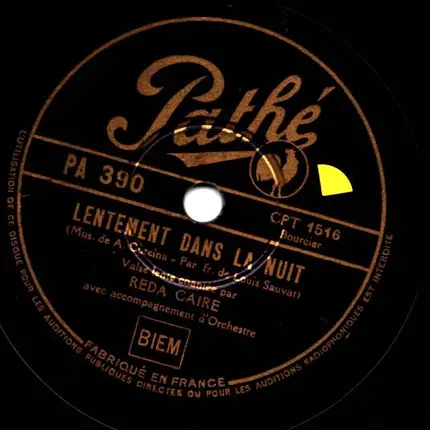 Reda Caire - Lentement Dans la Nuit / Isabelita