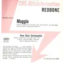 7inch Vinyl Single - Redbone - Maggie - promo