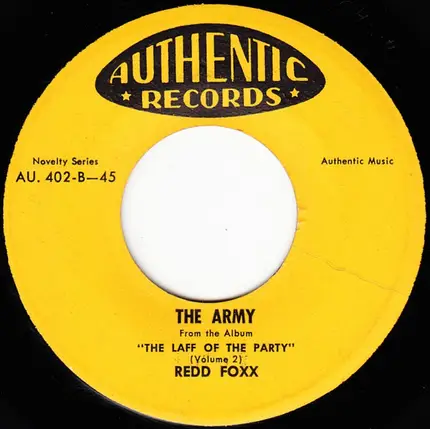 Redd Foxx - Beans And Pineapple Juice / The Army