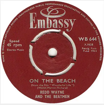Redd Wayne And The Beatmen / The Typhoons - On The Beach / A Hard Day's Night