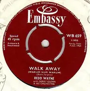 7inch Vinyl Single - Redd Wayne With Gerry Glenn And His Orchestra - Walk Away