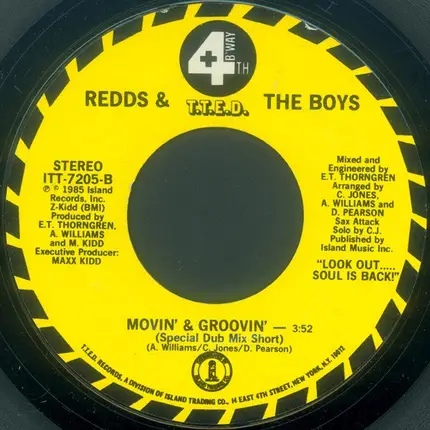 Redds And The Boys - Movin' & Groovin'