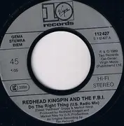 7inch Vinyl Single - Redhead Kingpin And The FBI - Do The Right Thing