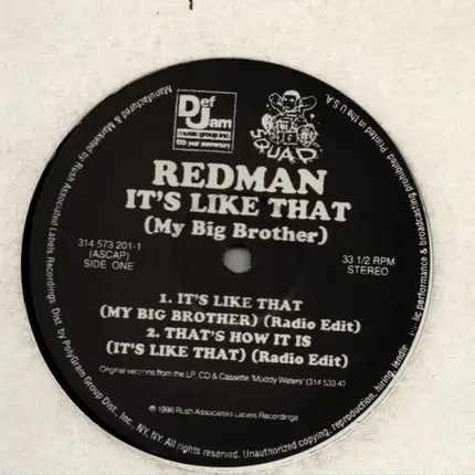 Redman - It's Like That (My Big Brother)