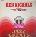 LP - Red Nichols And His Five Pennies - Hall Of Fame - Jazz Greats