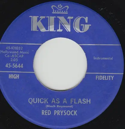 Red Prysock - Quick As A Flash / Old Folks