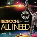CD Single - Redroche Feat. Moné - All I Need - Cardboard Promo