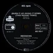 12inch Vinyl Single - Redskins - Bring It Down (This Insane Thing)