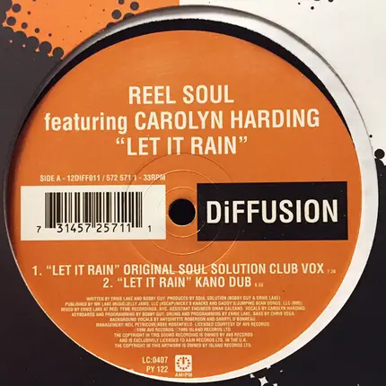 Reel Soul Featuring Carolyn Harding - Let It Rain
