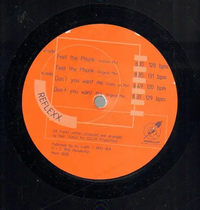 Reflexx - Feel The Phunk / Don't You Want Me