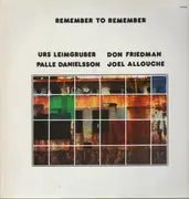 LP - Reflexionen - Remember To Remember