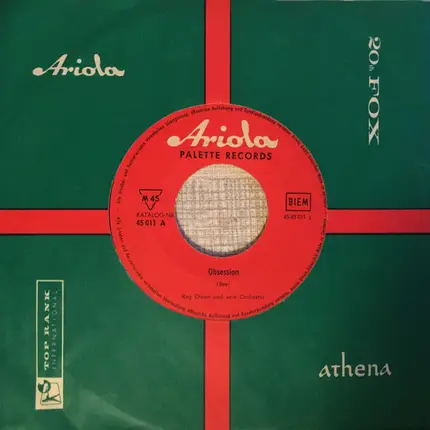 Reg Owen And His Orchestra - Sonntag-Swing / Obsession