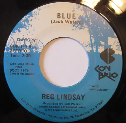 Reg Lindsay - Just Play Me a Simple Song