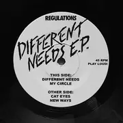 7inch Vinyl Single - Regulations - Different Needs E.P. - White label