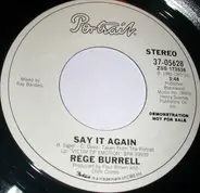 Rege Burrell - Say It Again