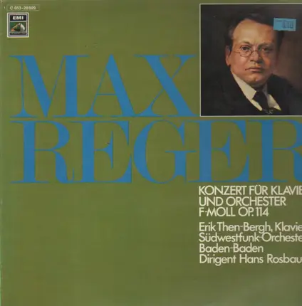 Reger - Konzert für Klavier und Orchester (Rosbaud)