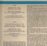 LP - Reger, Messiaen, Schilling - Orgelmusik