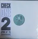 LP - Reggae/Ska Compilation - Check One 2 - clear blue vinyl