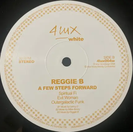 Reggie B - A Few Steps Forward