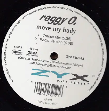 Reggy O. - Move My Body