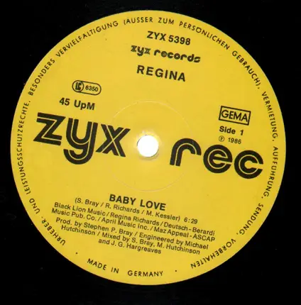 Regina - Baby Love