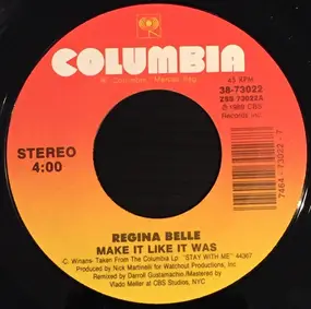 Regina Belle - Make It Like It Was