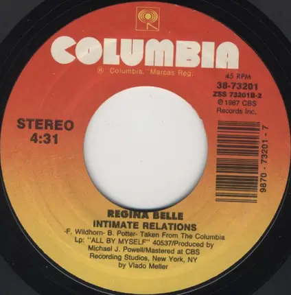 Regina Belle - What Goes Around / Intimate Relations