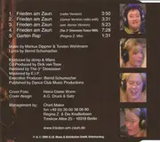 CD Single - Regina Zindler, Die Knallerbsen - Frieden Am Zaun