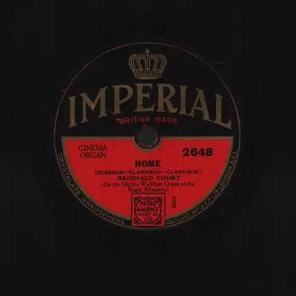 Reginald Foort - Trees / Home