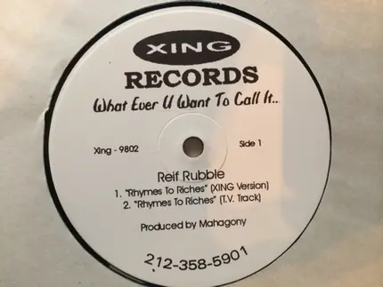 Reif Ruble - Rhymes To Riches