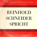 10'' - Reinhold Schneider - Heiße Quellen / Vier Sonette / Der Friede der Welt