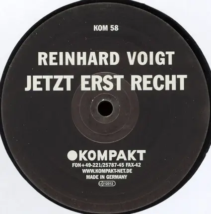 REINHARD VOIGT - JETZT ERST RECHT