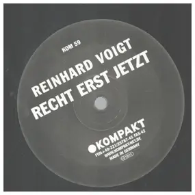 Reinhard Voigt - RECHT ERST JETZT