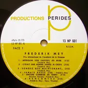 LP - Reinhard Mey - Edition Francaise Vol. 1