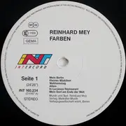 LP - Reinhard Mey - Farben - +Insert