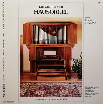 Reinhardt Menger - Die Oberlinger Hausorgel