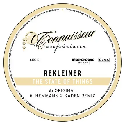 Rekleiner - The State Of Things