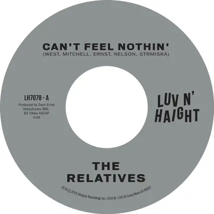 Relatives - 7-Can't Feel Nothin