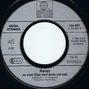 7'' - Relax - Ja Mei! (Des Darf Doch Net Sei)