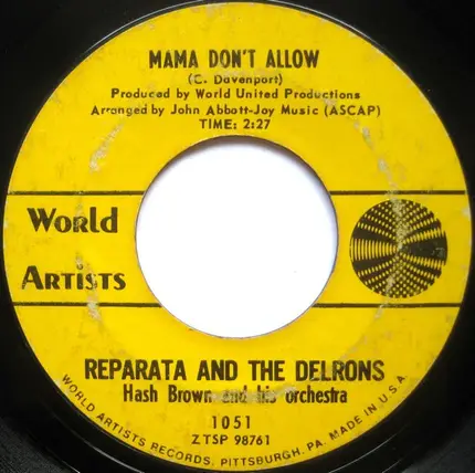 Reparata And The Delrons - Tommy / Mama Don't Allow