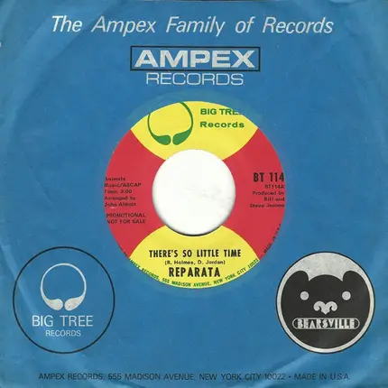 Reparata - There's So Little Time / Just You